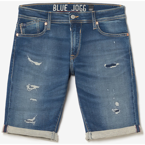 Textil Homem Shorts / Bermudas Primavera / Verãoises Bermudas calções em ganga JOGG Azul