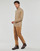 Textil Homem camisolas Polo Ralph Lauren PULL DEMI ZIP EN COTON TEXTURE Camel