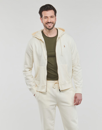 Textil Homem Sweats Polo Ralph Lauren SWEATSHORT MOLLETON DYE Marfim