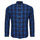 Textil Homem Camisas mangas comprida Polo piqu Ralph Lauren CHEMISE COUPE DROITE EN FLANELLE Azul / Preto
