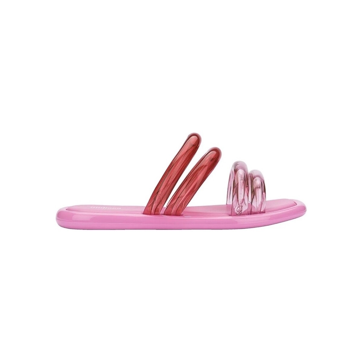 Sapatos Mulher Sandálias Melissa Sandálias Airbubble Slide - Pink/Pink Transp Rosa