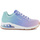 Sapatos Mulher Sapatilhas Skechers Uno 2 Color Waves 155628-BLMT Multicolor