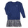 Textil Rapariga Vestidos curtos Темно-синяя спортивная панама с логотипом Polo Ralph Lauren LS CN DRESS-DRESSES-DAY DRESS Marinho