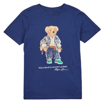Textil Criança Riviera patch-pocket polo shirt Polo Ralph Lauren SS CN-KNIT SHIRTS-T-SHIRT Marinho