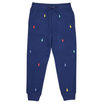 Textil Rapaz Calças de treino Polo Ralph Lauren PO PANT-PANTS-ATHLETIC Marinho / Multicolor