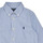 Textil Rapaz Camisas mangas comprida dept_Clothing Grey Kids mats polo-shirts caps SLIM FIT-TOPS-SHIRT Azul / Branco