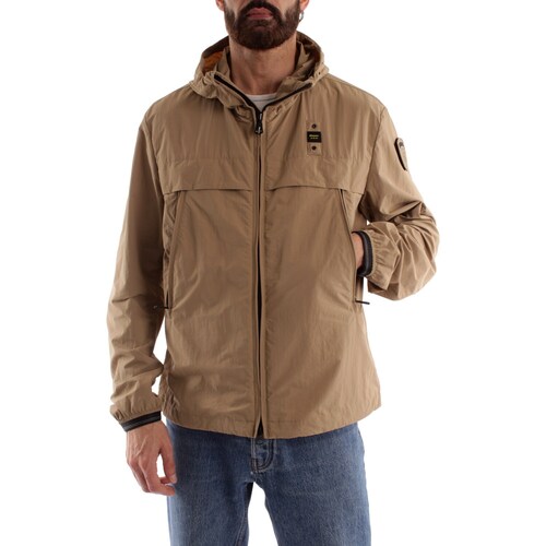 Textil Homem stussy livin general store rain gs hooded rain jacket Blauer 23SBLUC04126 Bege