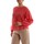 Textil Mulher camisas Niu' PE23616T028 Vermelho