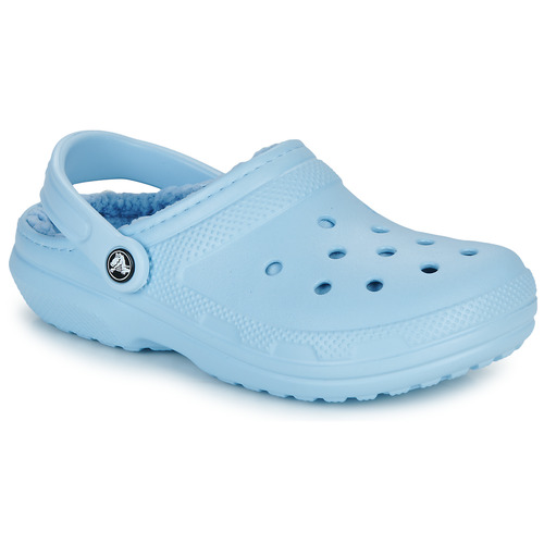 Sapatos Tamancos Crocs flat Classic Lined Clog Azul