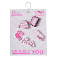 Acessórios Acessórios para calçado Heart Crocs Barbie 5Pck Multicolor
