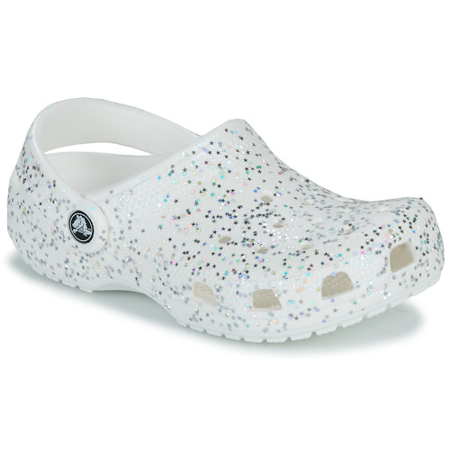 Sapatos Rapariga Tamancos Lavender Crocs Classic Starry Glitter Clog K Branco