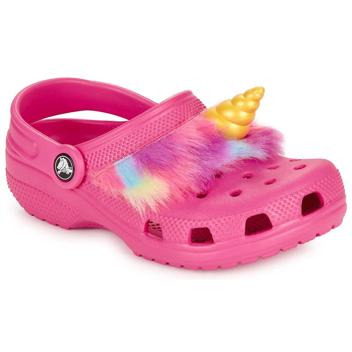 Sapatos Rapariga Tamancos Pull Crocs Classic I AM Unicorn Clog K Rosa