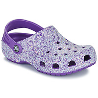 Sapatos Rapariga Tamancos Crocs Classic Glitter Clog K Violeta
