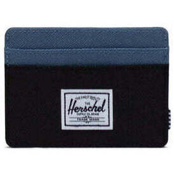 Malas Carteira Herschel Eco | Charlie RFID Black/Copen Blue Preto