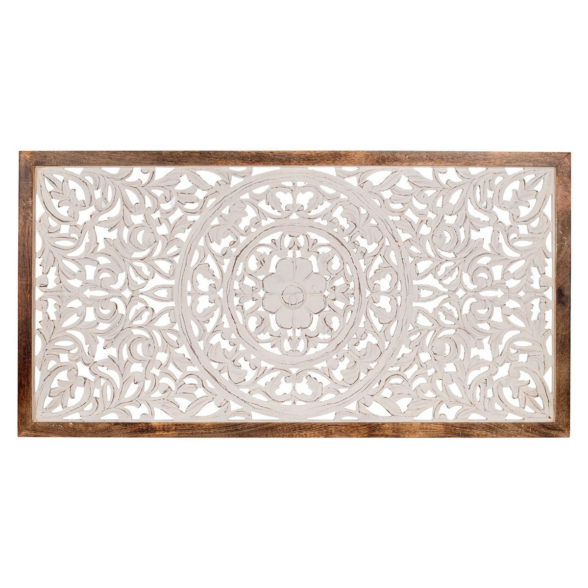 Casa Quadros / telas Signes Grimalt Ornamento Em Mosaico Branco