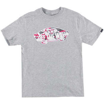 Textil Rapaz Candeeiros de teto Vans T-Shirt  By OTW Logo Fill Boy Athletic Htr Cinza