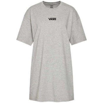 Textil Mulher T-shirts e Pólos Vans Dress  WM Center Vee Tee Grey Heather Cinza