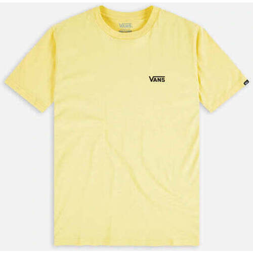 Textil Homem Trainers amp Vans Sk8-Hi Zip VN000XG5ZQP1 Rainbow Suede Pastel Multi amp Vans T-Shirt  MN Left Chest Logo Plus Ss Pale Banana Amarelo