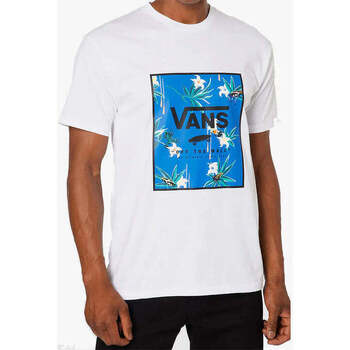 Textil Homem T-shirts e Pólos Vans T-Shirt  MN Classic Print Box White/dart Floral 
