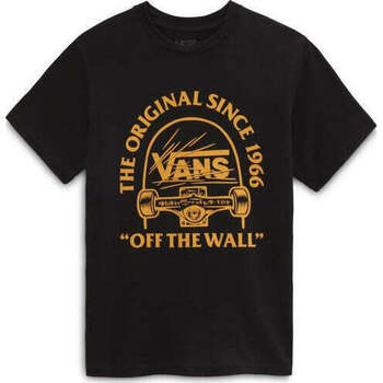Textil Rapaz T-shirts e Pólos Vans T-Shirt  BY Original Grind SS Black Preto