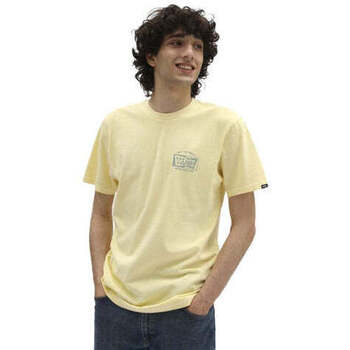 Textil Homem T-shirts e Pólos Vans T-Shirt  MN SURFSIDE SS Pale Banana Amarelo