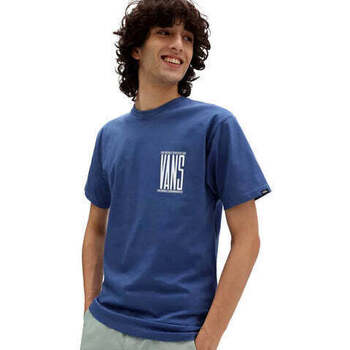 Textil Homem T-shirts e Pólos Vans T-Shirt  MN Type Stretch Ss True Navy Azul
