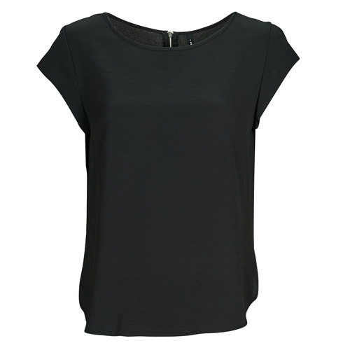 Textil Mulher Tops / Blusas Only ONLVIC S/S SOLID TOP  PTM Preto