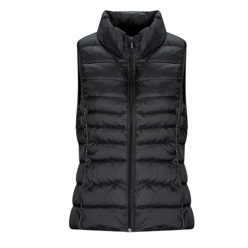 Textil Mulher Quispos Only ONLNEWCLAIRE QUILTED WAISTCOAT OTW Preto