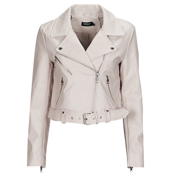Textil Mulher Save The Duck Only ONLNEWVERA FAUX LEATHER BIKER CC OTW Bege