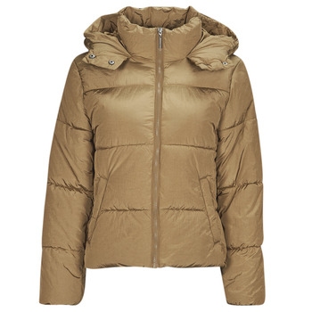 Textil Mulher Quispos Only ONLCALLIE FITTED PUFFER JACKET CC OTW Bege