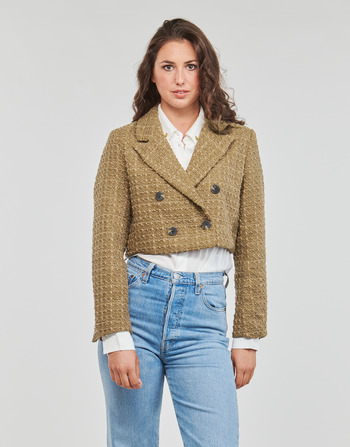 Textil Mulher jacket/Blazers Only ONLNEWKENNEDY BOUCLE BLAZER OTW Castanho