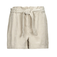 Textil Mulher Shorts / Bermudas Only ONLVIOLA HW PB BELT Long SHORTS TLR Bege