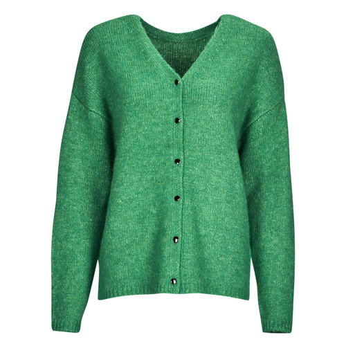 Textil Mulher Sacos para mulheres a menos de 60 Only ONLSIPA LS REVERSIBLE CARDIGAN CS KNT Verde