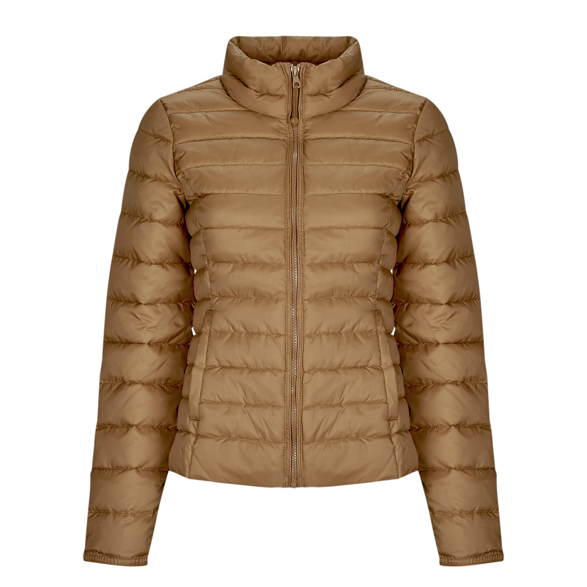 Textil Mulher Quispos Only ONLNEWTAHOE QUILTED hoodies JACKET OTW Castanho