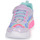 Sapatos Rapariga Sapatilhas Skechers FLUTTER HEART LIGHTS Prata / Rosa