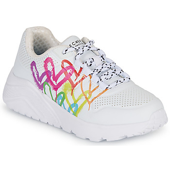 Sapatos Rapariga Sapatilhas Skechers UNO LITE Branco / Multicolor