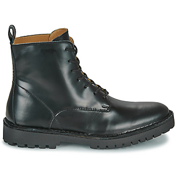 Selected SLHRICKY LEATHER LACE-UP BOOT Preto