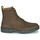Sapatos Homem Wide Fit Cleated Sole Calf High Chelsea Boots SLHRICKY NUBUCK LACE-UP BOOT B Castanho