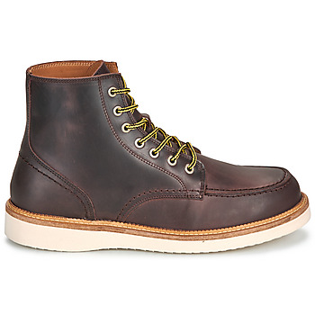 Selected SLHTEO NEW LEATHER MOC-TOE BOOT Castanho