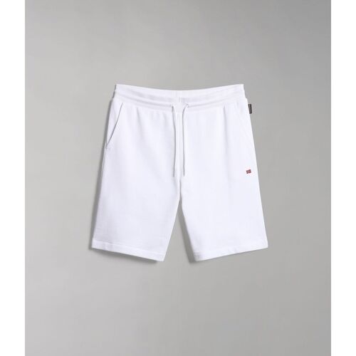 Textil Homem ski Shorts / Bermudas Napapijri NALIS NP0A4H88-002 BRIGHT WHITE Branco