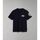 Textil Homem T-shirts e Pólos Napapijri S-AMUNDSEN NP0A4H6B-176 BLU MARINE Azul