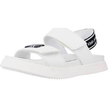 Sapatos Rapariga Sandálias Jacquard Midi Wrap Dress TIRA ADHESIVA Branco
