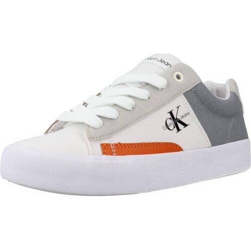 Sapatos Rapariga Sapatilhas Calvin Klein drop JEANS V3X980564 Branco