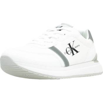 Sapatos Rapaz Sapatilhas Calvin Klein Jeans V3X980580 Branco