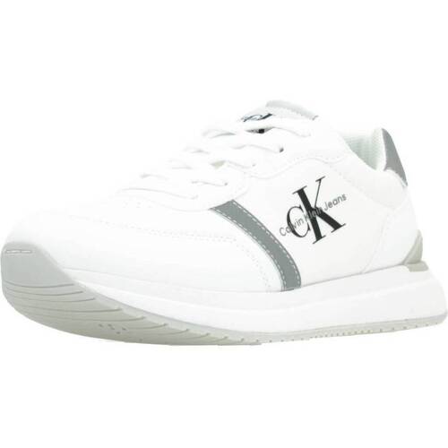 Sapatos Rapaz Sapatilhas Calvin Klein JEANS Star V3X980580 Branco