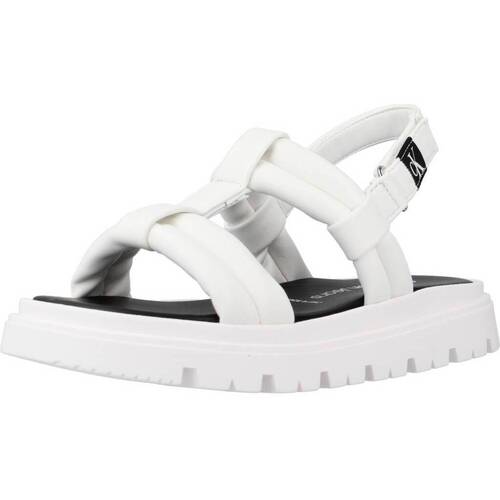 Sapatos Rapariga Sandálias Calvin Klein tiered JEANS V4A280514 Branco