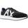 Sapatos Homem Sapatilhas EAX XUX071 XV527 Preto