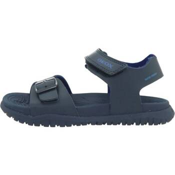 Sapatos Rapaz Sandálias Geox J SANDAL FUSBETTO BO Azul
