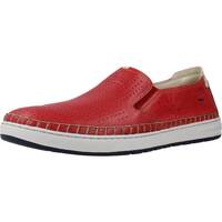 Sapatos Homem Mocassins Fluchos F1719 Vermelho