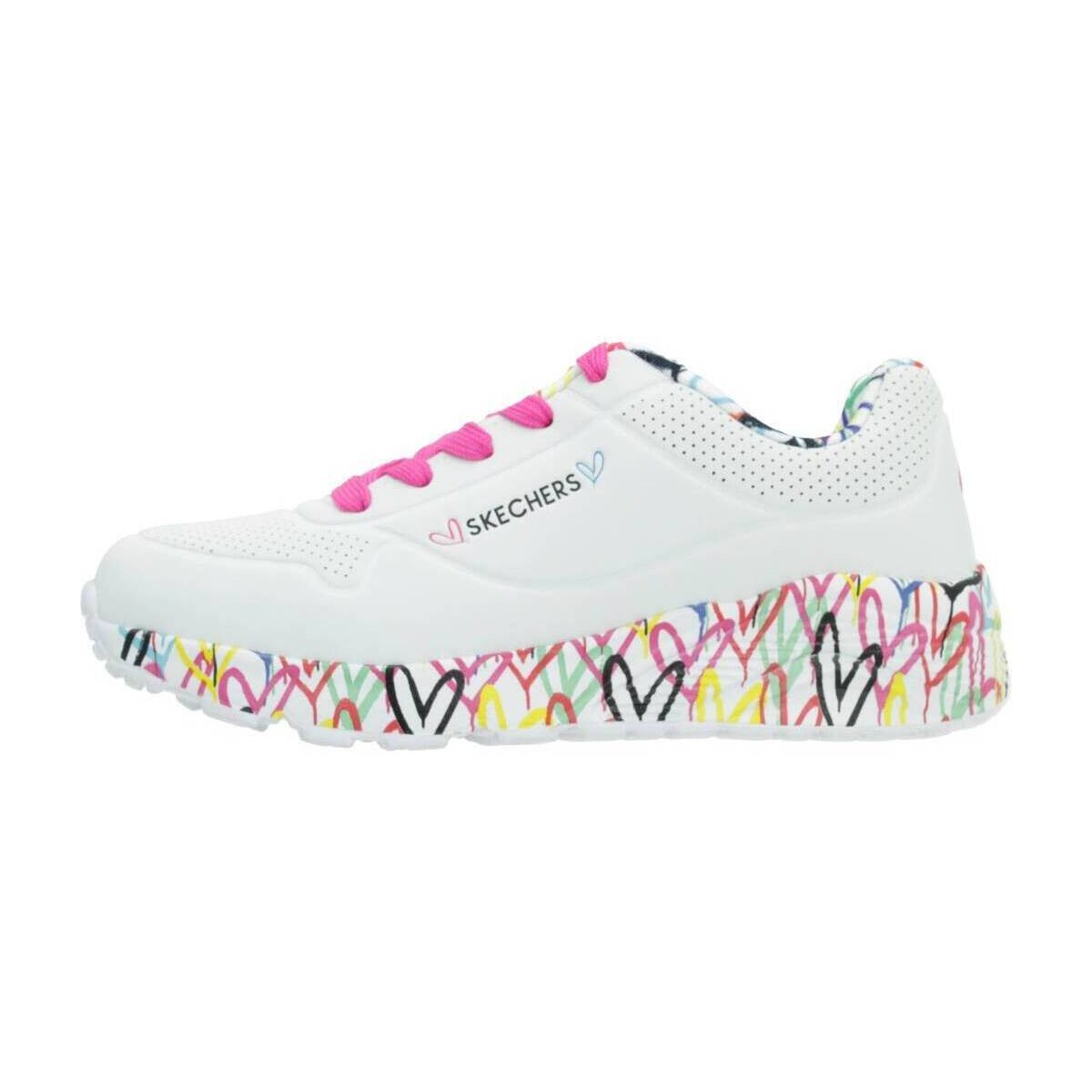 Sapatos Rapariga Sapatilhas Skechers minimalistas UNO LITE Branco